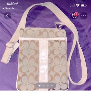 Coach cross body purse